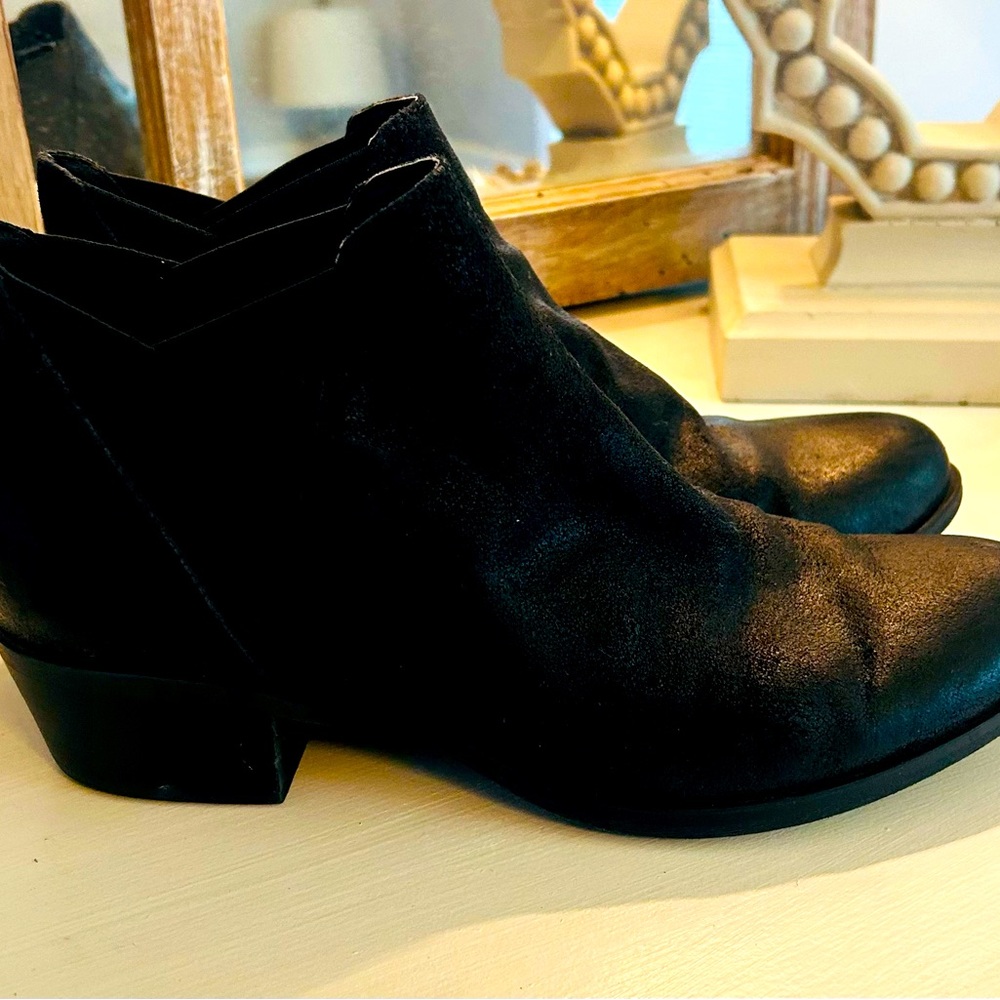 Lucky Brand Leather Ankle Boots